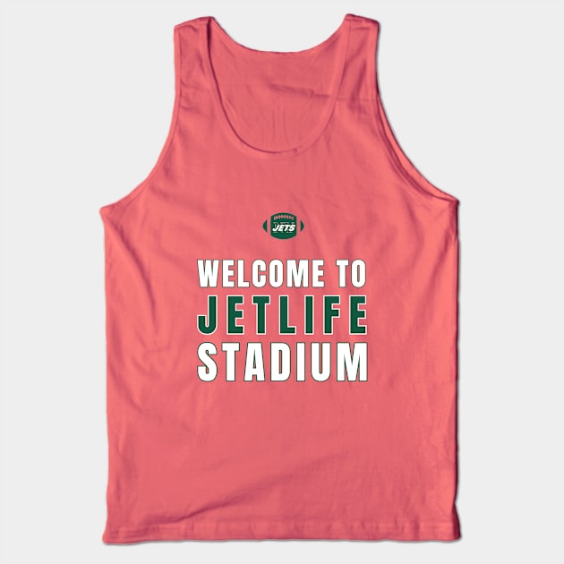 NY Jets Welcome to Jet Life Stadium Tank Top by Sleepless in NY